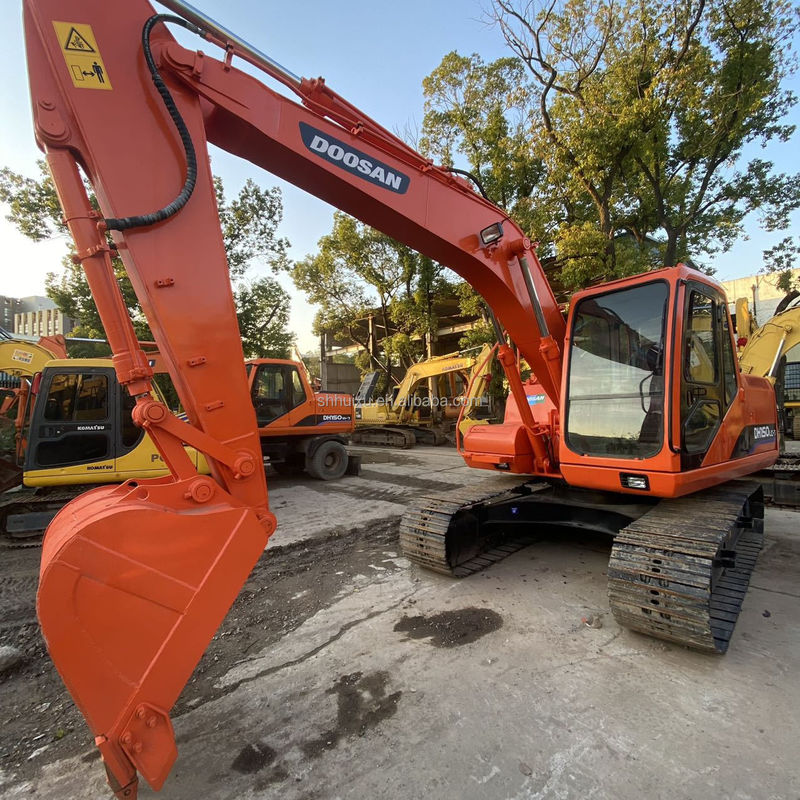 Doosan vendita calda usato di seconda mano di buona qualità Doosan escavatore DH150 Lc-7 pronto per il lavoro 15ton Doosan Dh150 escavatore in vendita calda