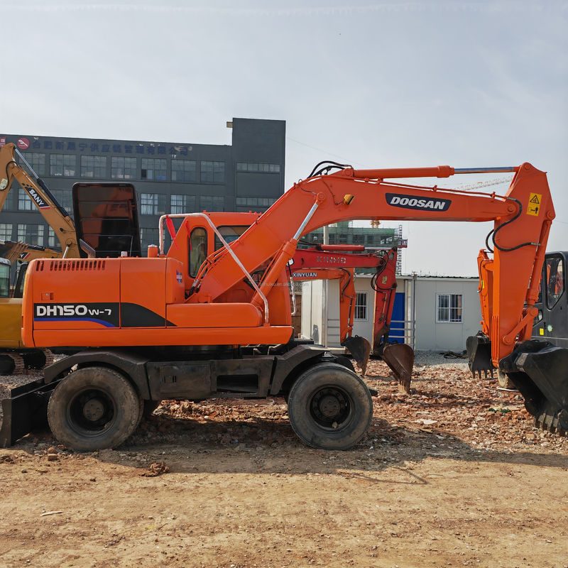 Doosan vendita a caldo Nuovo Good vendita di escavatori a ruote Doosan DH150 di seconda mano, 90 nuovi/usati escavatori Doosan
