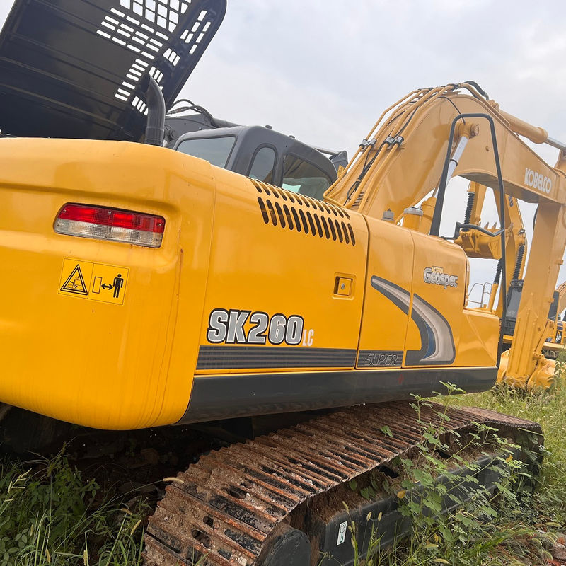 Escavatore usato Kobelco SK260 escavatore di seconda mano macchine usate 26 tonnellate escavatore di terra a mano escavatore usato