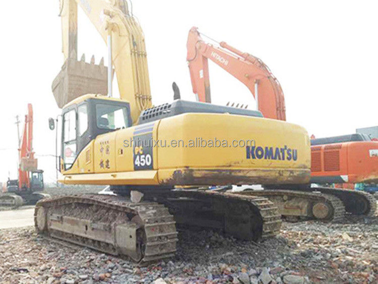 Scavo ad alte prestazioni per retroescavatori idraulici di medie dimensioni escavatore a strisce usato Komatsu450 in vendita