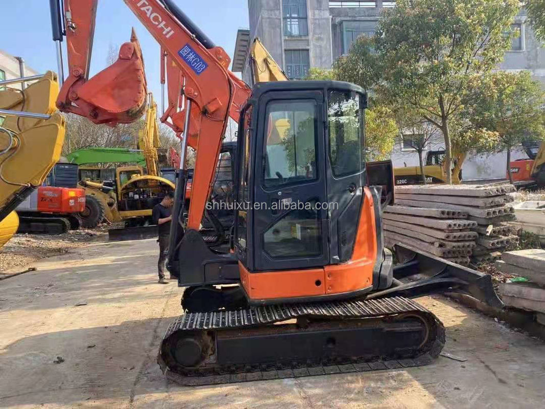 Hitachi vendita calda di seconda mano scavatore idraulico a striscia in buone condizioni HITACHI 55 Prezzo economico mini scavatore usato giapponese