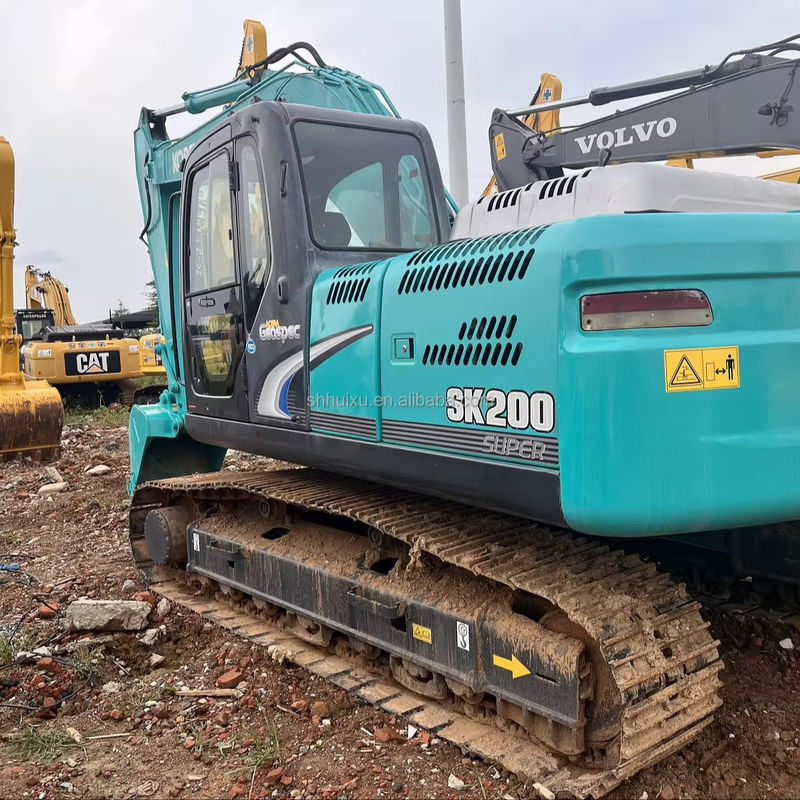 Escavatore usato Kobelco Sk200 Buone condizioni di lavoro di qualità escavatore usato Kobelco Sk200