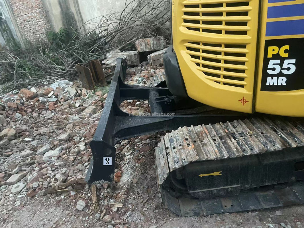 Alta qualità KOMATSU PC55MR escavatore idraulico di seconda mano origini giapponesi/ mini escavatore usato KOMATSU PC55MR Prezzo economico