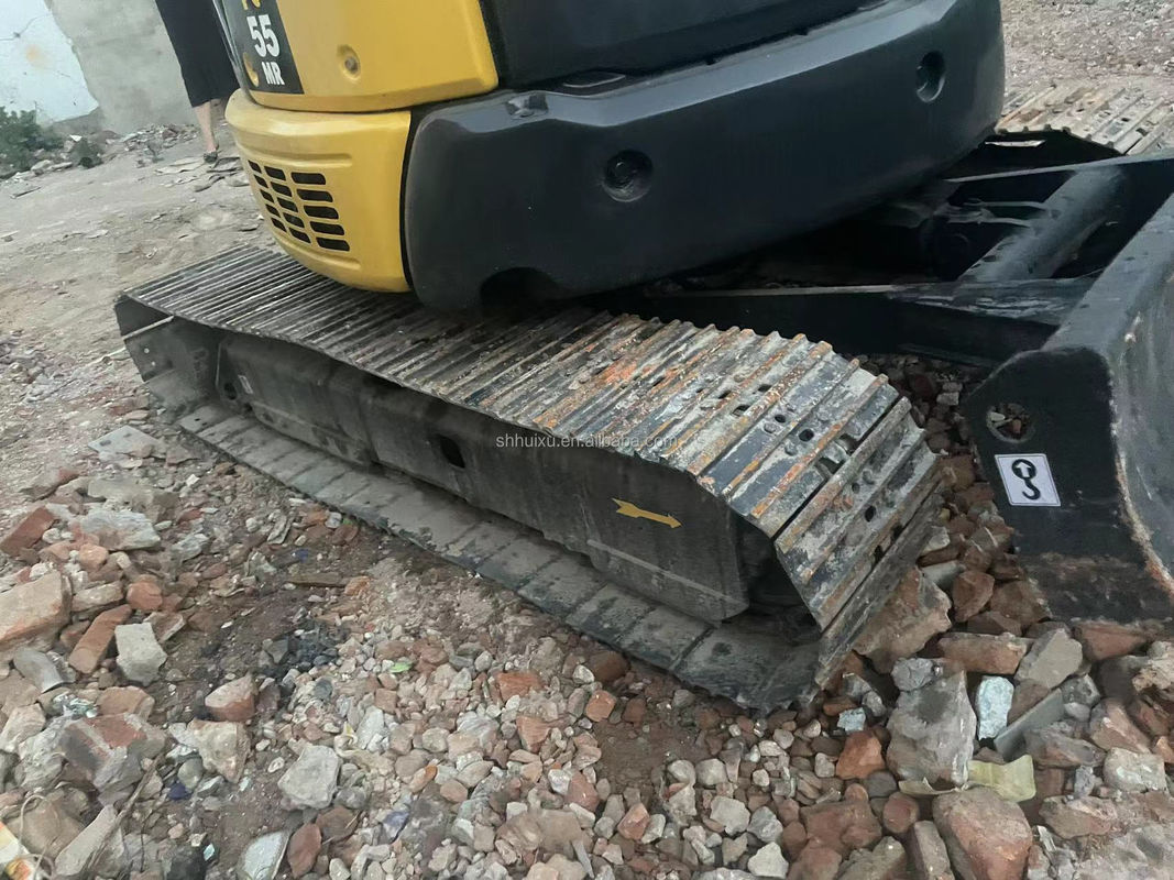 Alta qualità KOMATSU PC55MR escavatore idraulico di seconda mano origini giapponesi/ mini escavatore usato KOMATSU PC55MR Prezzo economico