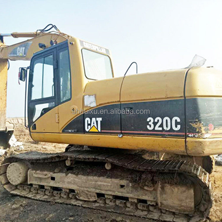 Giappone usato cat 320 escavatore di seconda mano idraulico scavatore da striscia CAT320C in buone condizioni in vendita CAT 303 cat 306 escavatore