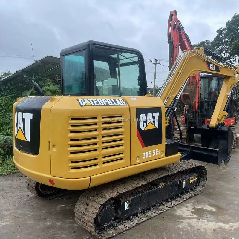 CAT MACHINE Nuova versione giapponese originale usato piccolo escavatore CAT 305.5E 5.5TON escavatore con linea idraulica