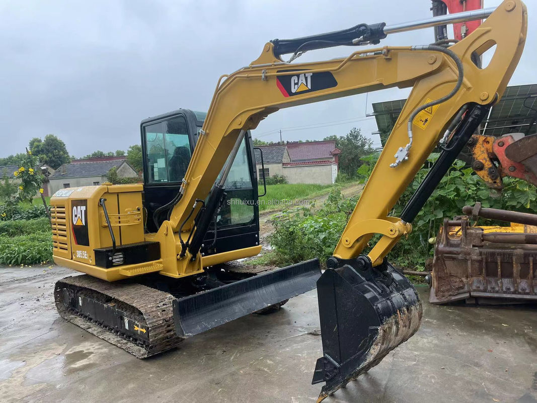 CAT MACHINE Nuova versione giapponese originale usato piccolo escavatore CAT 305.5E 5.5TON escavatore con linea idraulica