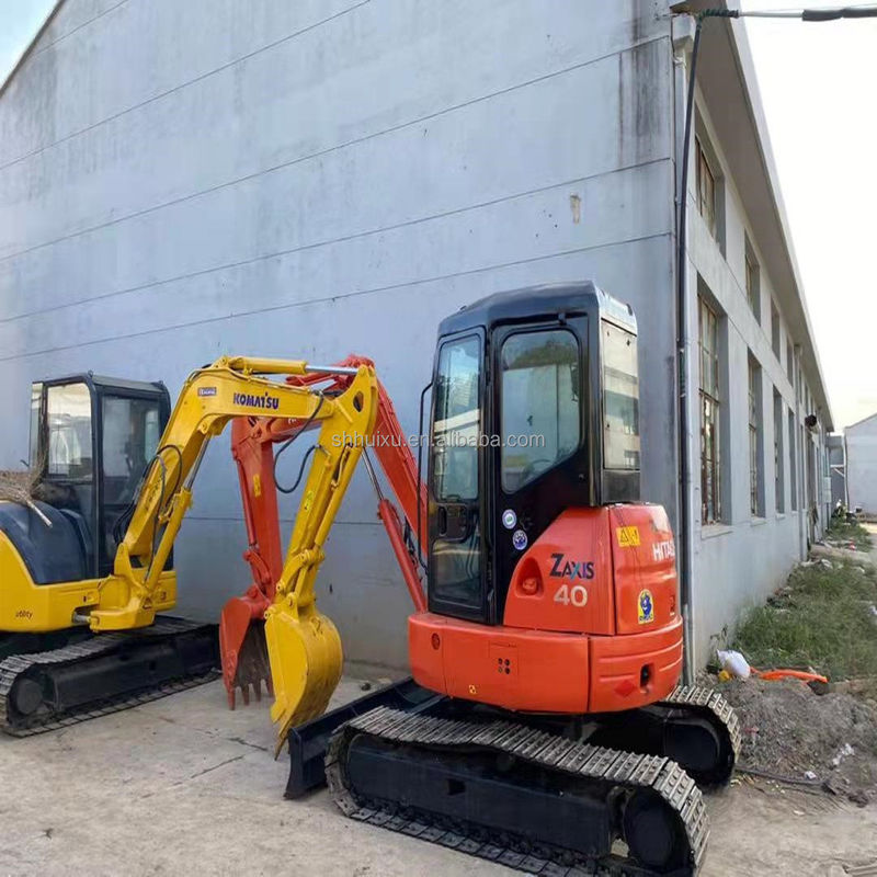 Hitachi in magazzino di seconda mano Piccolo escavatore idraulico in buone condizioni HITACHI ZX40U/ mini escavatore giapponese usato HITACHI ZX40U in vendita