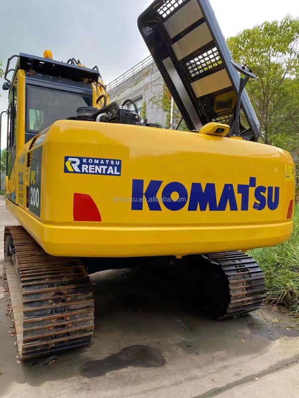Komatsu di seconda mano idraulica di origine giapponese Komatsu PC200-8 escavatore a striscia Usata macchina da scavo con buona qualità Komatsu escavatore