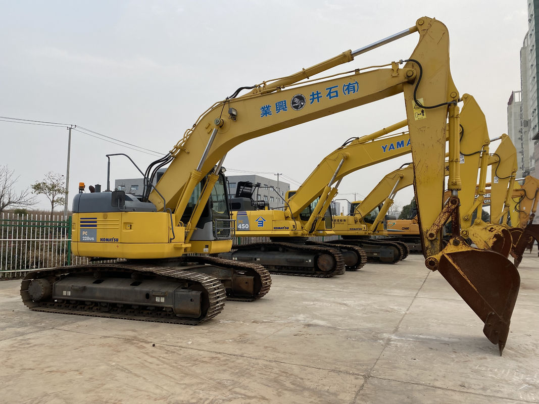 Komatsu KOMATSU PC228 di seconda mano di buona qualità escavatore a trascinatore idraulico macchina di scavo usata origine giapponese Komatsu Escavatore