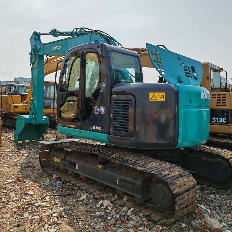 scarse ore di lavoro escavatore mobile di seconda mano kobelco 135/colore originale kobelco 135 usato in vendita