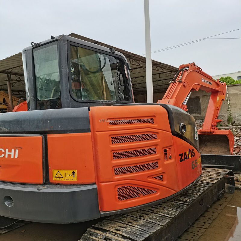 Hitachi in magazzino Bella qualità Hitachi ZX65 Escavatore idraulico a striscia di seconda mano/mini escavatore usato Hitachi ZX65 Prezzo economico