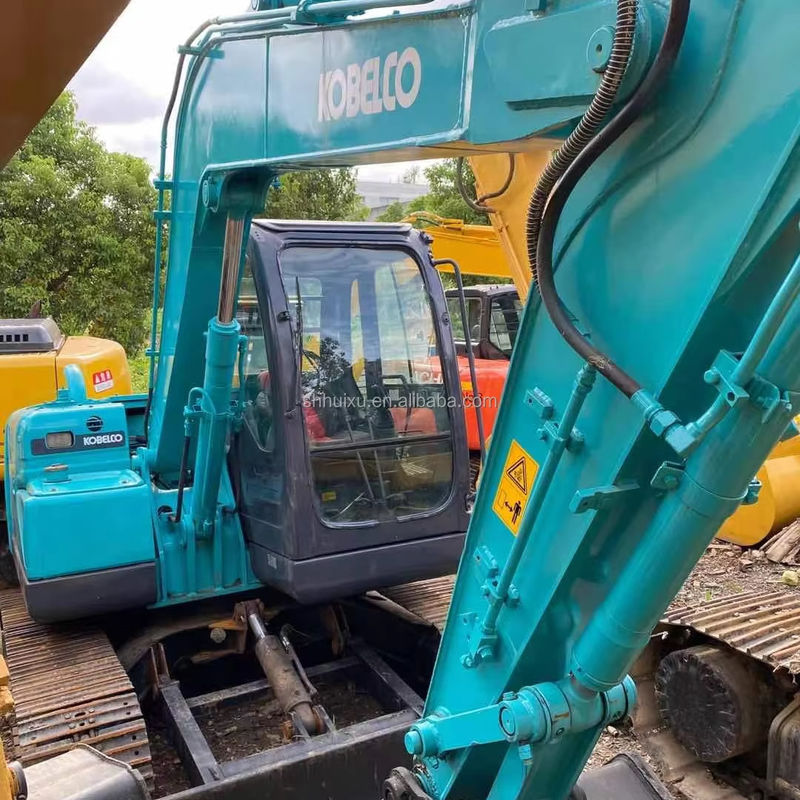 Escavatori di medie dimensioni utilizzati Kobelco 75 Ore di lavoro ridotte Negozi di riparazione di macchine