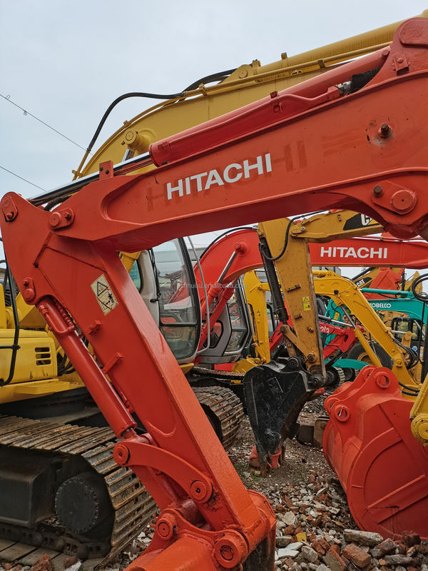 Hitachi in magazzino Bella qualità Hitachi ZX65 Escavatore idraulico a striscia di seconda mano/mini escavatore usato Hitachi ZX65 Prezzo economico