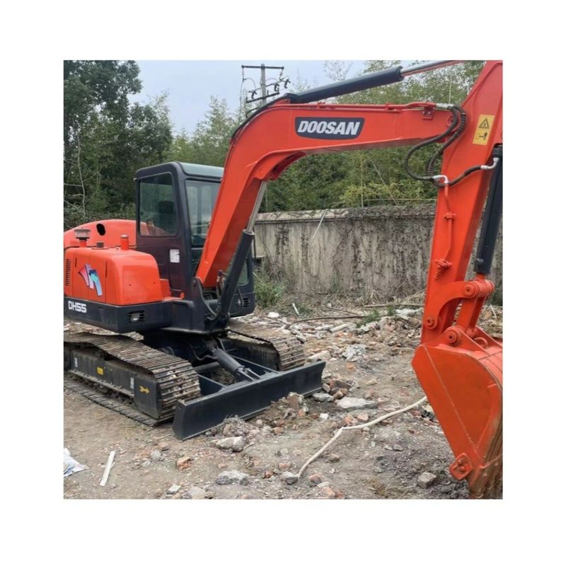 Seconda mano Crawler escavatore di alta qualità con basso prezzo utilizzato Doosan55 in vendita macchina di costruzione strada