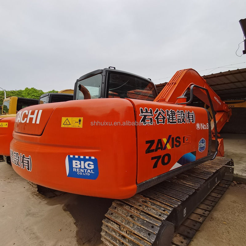 Hitachi in magazzino Buone condizioni Hitachi ZX70 escavatore idraulico di seconda mano / mini escavatore usato Hitachi ZX70 Prezzo economico