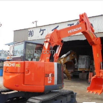 Hitachi vendita calda mini escavatore usato Hitachi ZX75 prezzo economico bella qualità di seconda mano escavatore idraulico a striscia