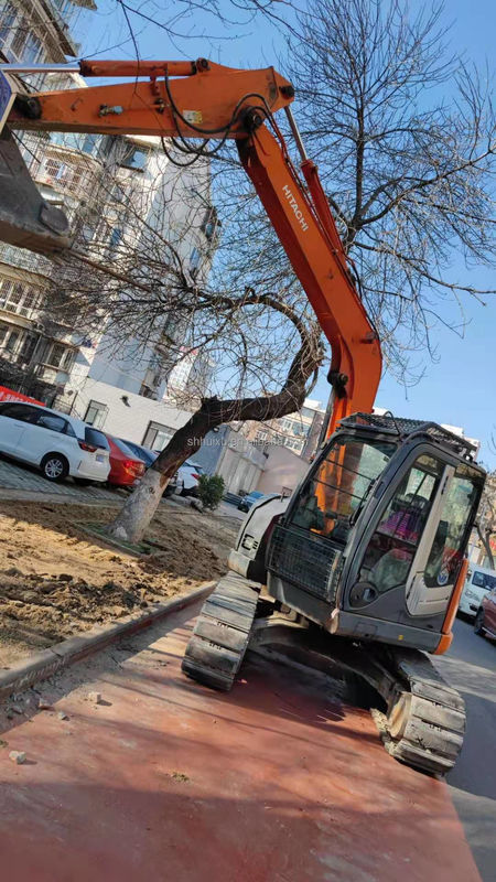 Hitachi vendita calda mini escavatore usato Hitachi ZX75 prezzo economico bella qualità di seconda mano escavatore idraulico a striscia