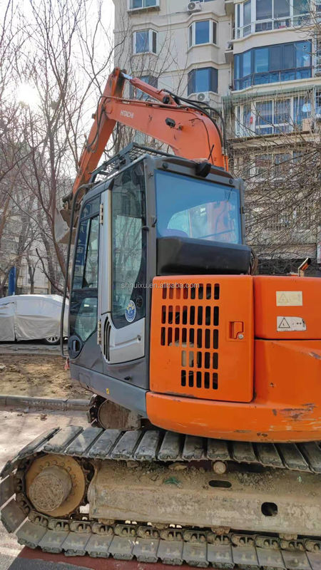 Hitachi vendita calda mini escavatore usato Hitachi ZX75 prezzo economico bella qualità di seconda mano escavatore idraulico a striscia