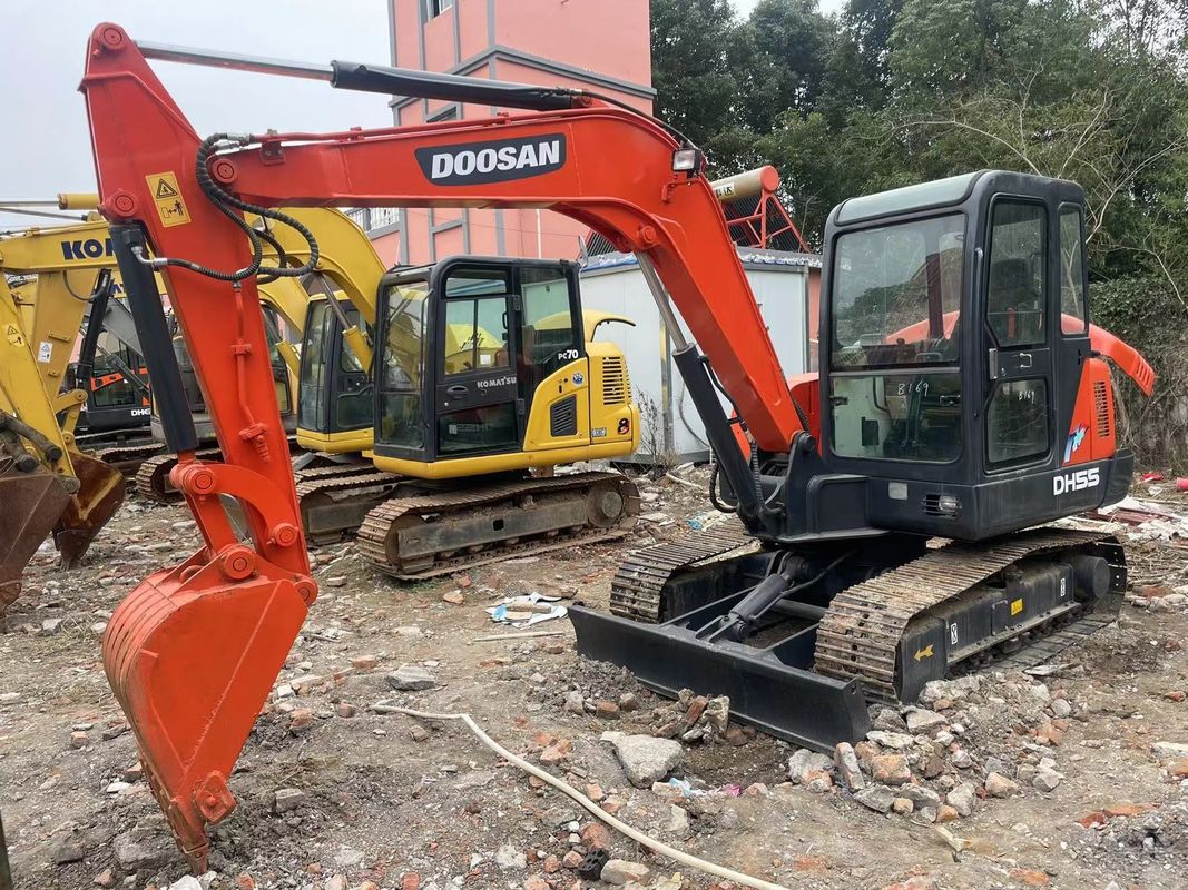 mini usata macchina da scavo a strisciatore doosan dx55/secdn escavatore a mano di alta qualità doosan dx55
