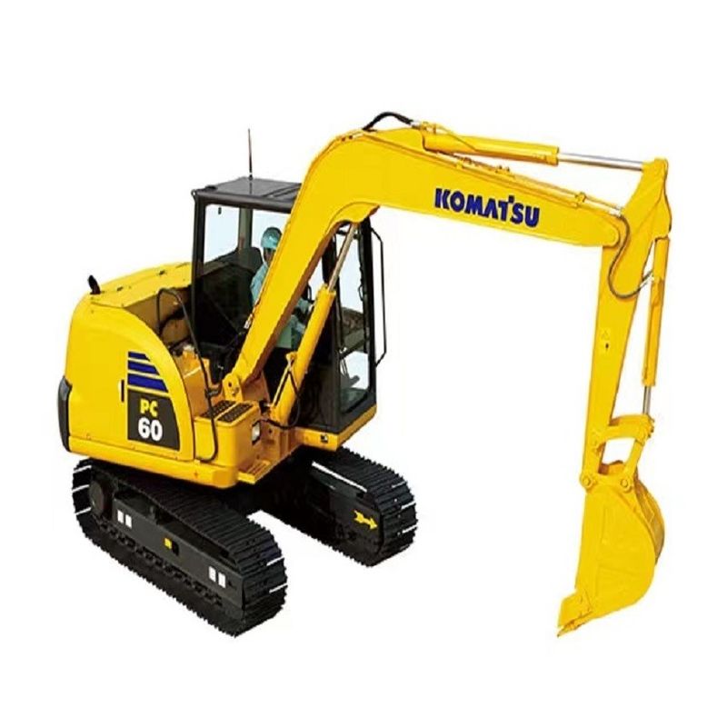 Scavatore a trascinatore Komatsu PC60 6 tonnellate usato idraulico di alta qualità/ mini scavatore di seconda mano Komatsu PC60 Giappone origine prezzo basso Komatsu Scavatore
