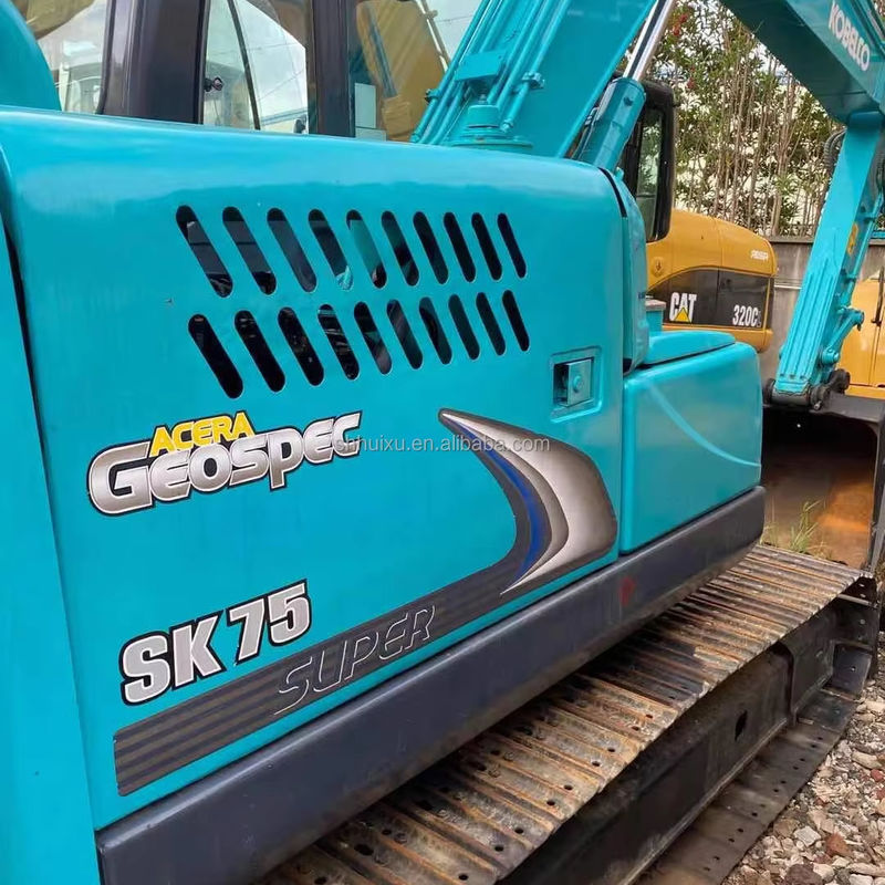 7.5 tonnellate Giappone Escavatori Kobelco usati Escavatori Kobelco 75 di seconda mano