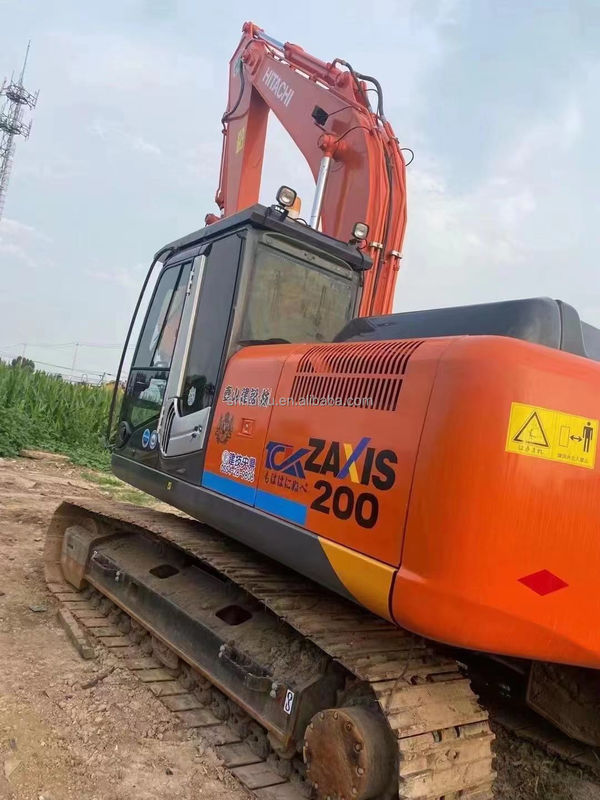 Hitachi in magazzino Hitachi ZX200-3 di seconda mano Escavatore idraulico a trascinatore Buone condizioni/macchina da scavo usata Hitachi ZX200-3 Prezzo economico