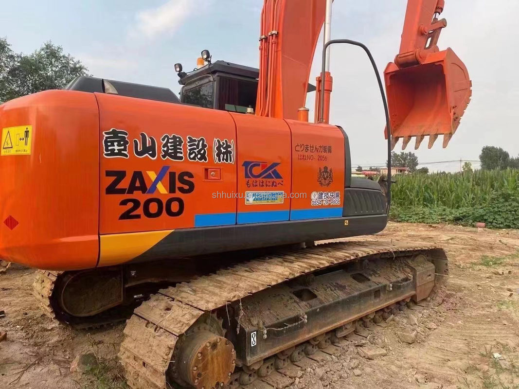 Hitachi in magazzino Hitachi ZX200-3 di seconda mano Escavatore idraulico a trascinatore Buone condizioni/macchina da scavo usata Hitachi ZX200-3 Prezzo economico