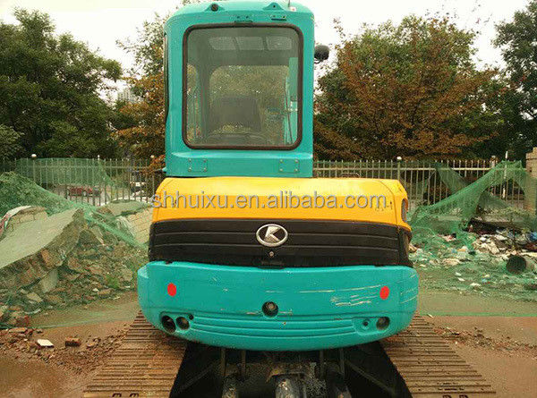 Giappone di qualità usato escavatore Kubota 155 piccole 5,5 tonnellate mini di seconda mano escavatore da striscio con lama e linea di rottura