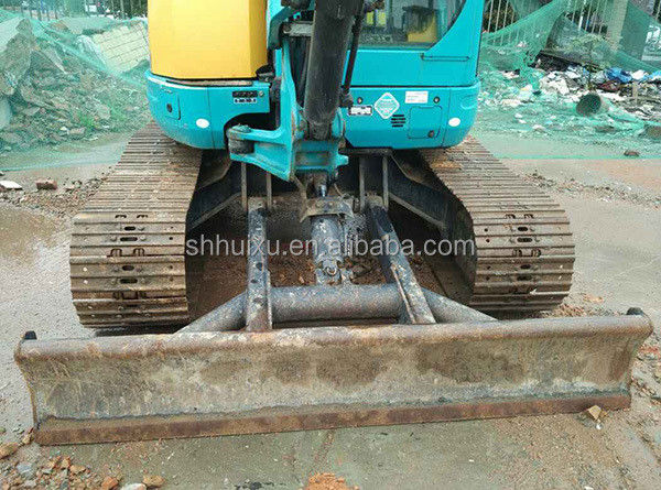 Giappone di qualità usato escavatore Kubota 155 piccole 5,5 tonnellate mini di seconda mano escavatore da striscio con lama e linea di rottura