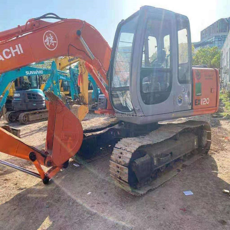 Hitachi in magazzino Più venduti Hitachi EX120 di seconda mano Escavatore idraulico/macchina da scavo usata Hitachi EX120 Prezzo economico