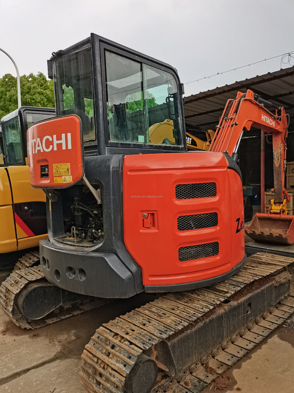 Hitachi in magazzino Ottima qualità Hitachi ZX55U Escavatore idraulico a striscia di seconda mano/mini escavatore usato Hitachi ZX55U Prezzo economico