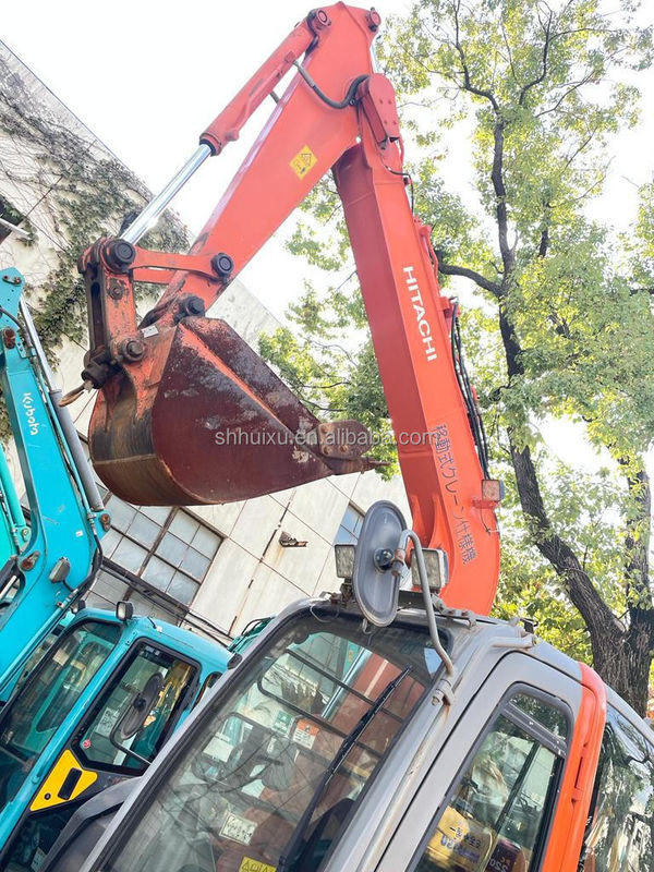 Hitachi in magazzino Origine giapponese Hitachi ZX75 Escavatore idraulico a trasloco di seconda mano/mini escavatore usato Hitachi ZX75 buona qualità Prezzo economico