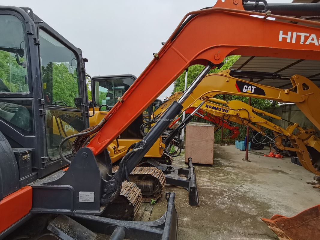 Hitachi in magazzino Ottima qualità Hitachi ZX55U Escavatore idraulico a striscia di seconda mano/mini escavatore usato Hitachi ZX55U Prezzo economico