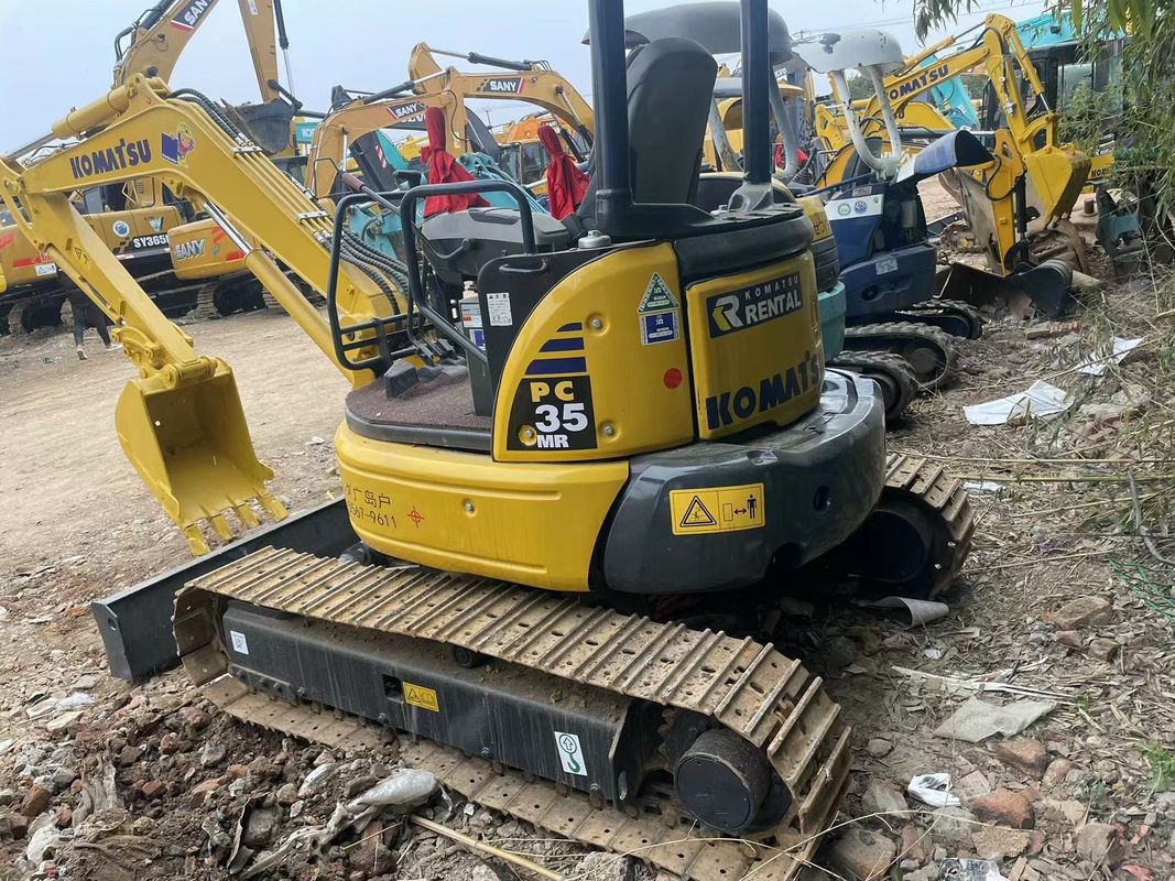 Usato in ottime condizioni komatsu pc35 in magazzino ora, escavatore komatsu usato, komatsu pc35 pc55 pc56 pc70 china escavatore economico
