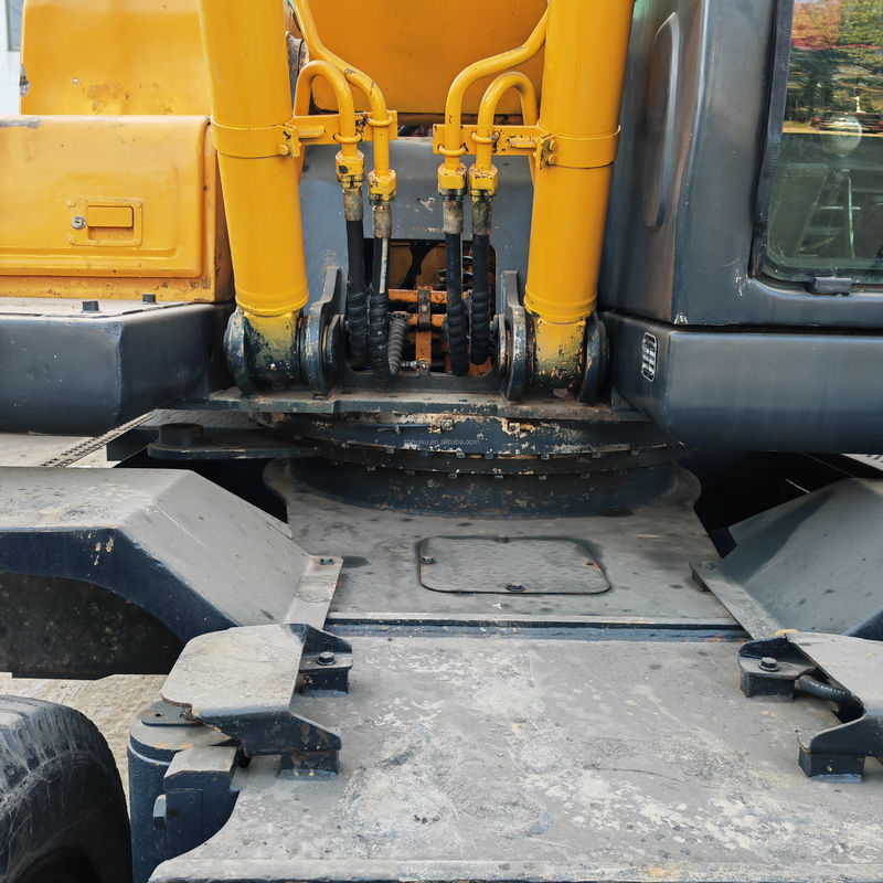 Usato Hyundai 210-7 Excavator di grande potenza di scavo motore originale Hyundai Excavator di ruota