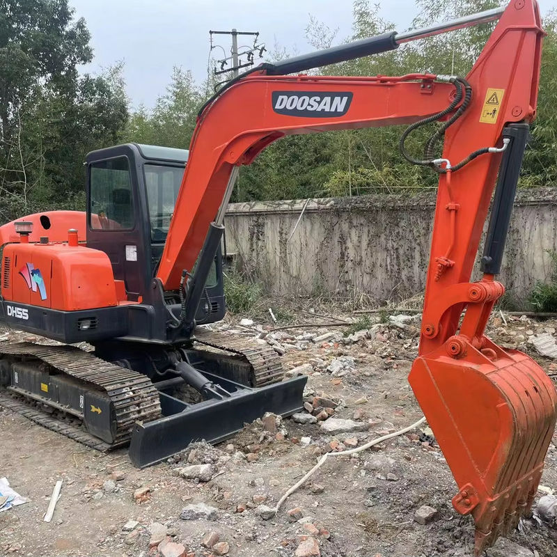 Mini usato Cat Doosan Dx55 escavatore di seconda mano 5,5 tonnellate