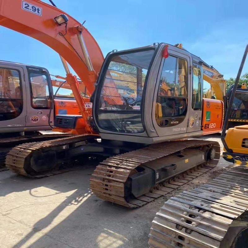 Bestseller HITACHI ex120 Escavatore idraulico di seconda mano di buona qualità/macchina di scavo usata HITACHI ex120 vendita a caldo