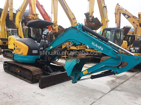 Mini escavatore usato Kubota55 Giappone origine prezzo basso/seconda mano trascinatore idraulico Escavatore Kubota55 Alta qualità