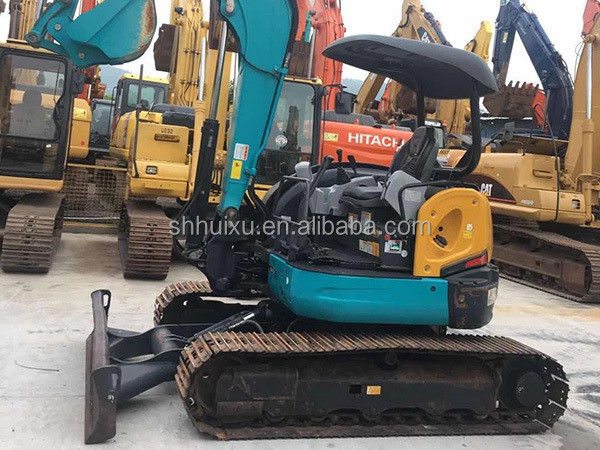 Mini escavatore usato Kubota55 Giappone origine prezzo basso/seconda mano trascinatore idraulico Escavatore Kubota55 Alta qualità