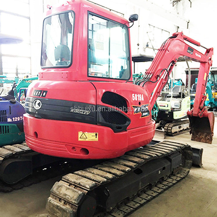 Mini escavatore usato Kubota55 Giappone origine prezzo basso/seconda mano trascinatore idraulico Escavatore Kubota55 Alta qualità