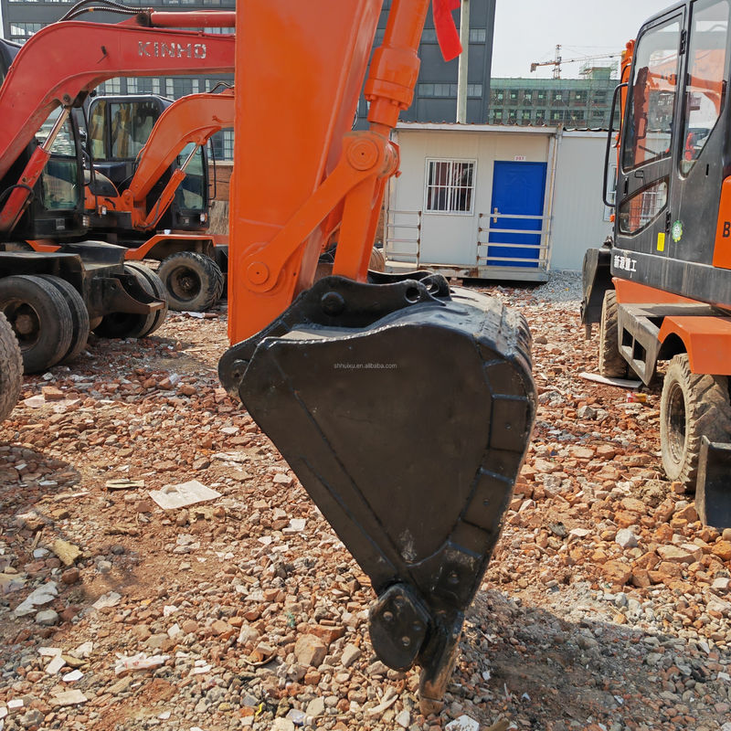 90 Nuovo escavatore a ruote di seconda mano DOOSAN DH150W-7 Usato scavatore a 4 ruote