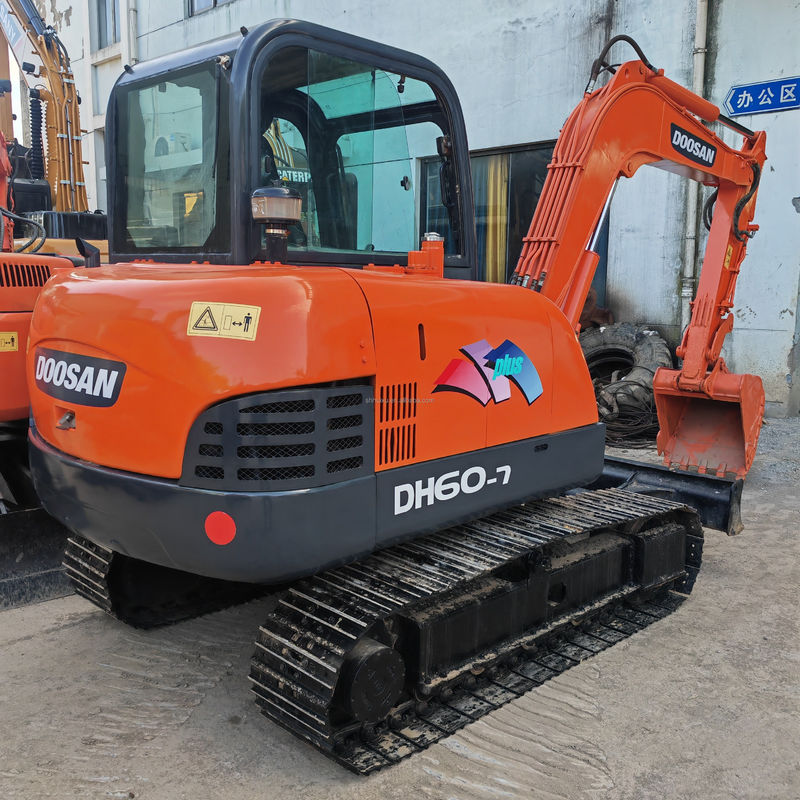 DH60 Dx60 Dh6 Escavatore usato Doosan Escavatore di seconda mano 5.5 Ton