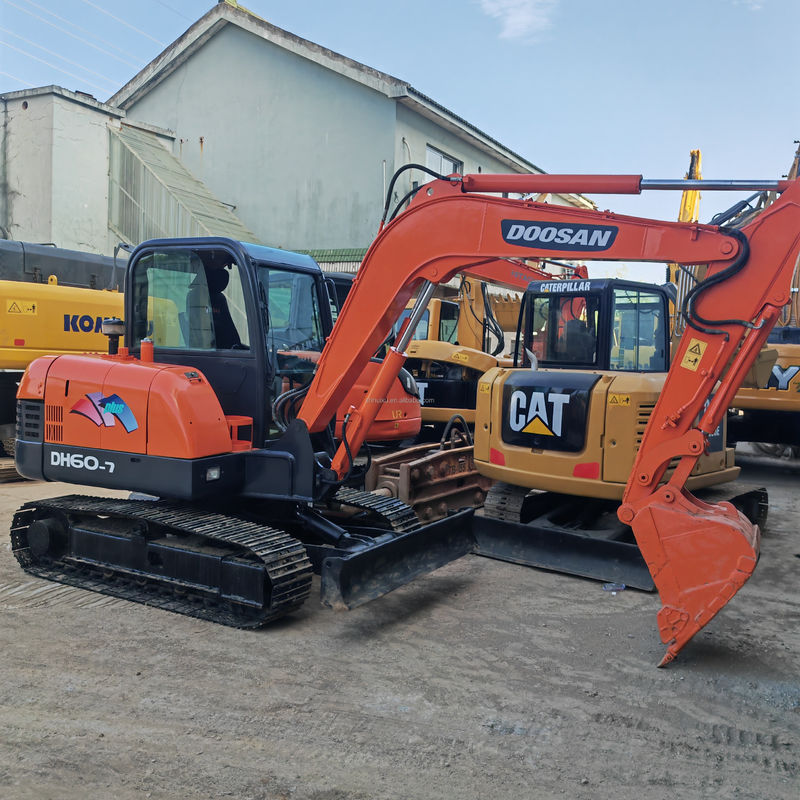 DH60 Dx60 Dh6 Escavatore usato Doosan Escavatore di seconda mano 5.5 Ton