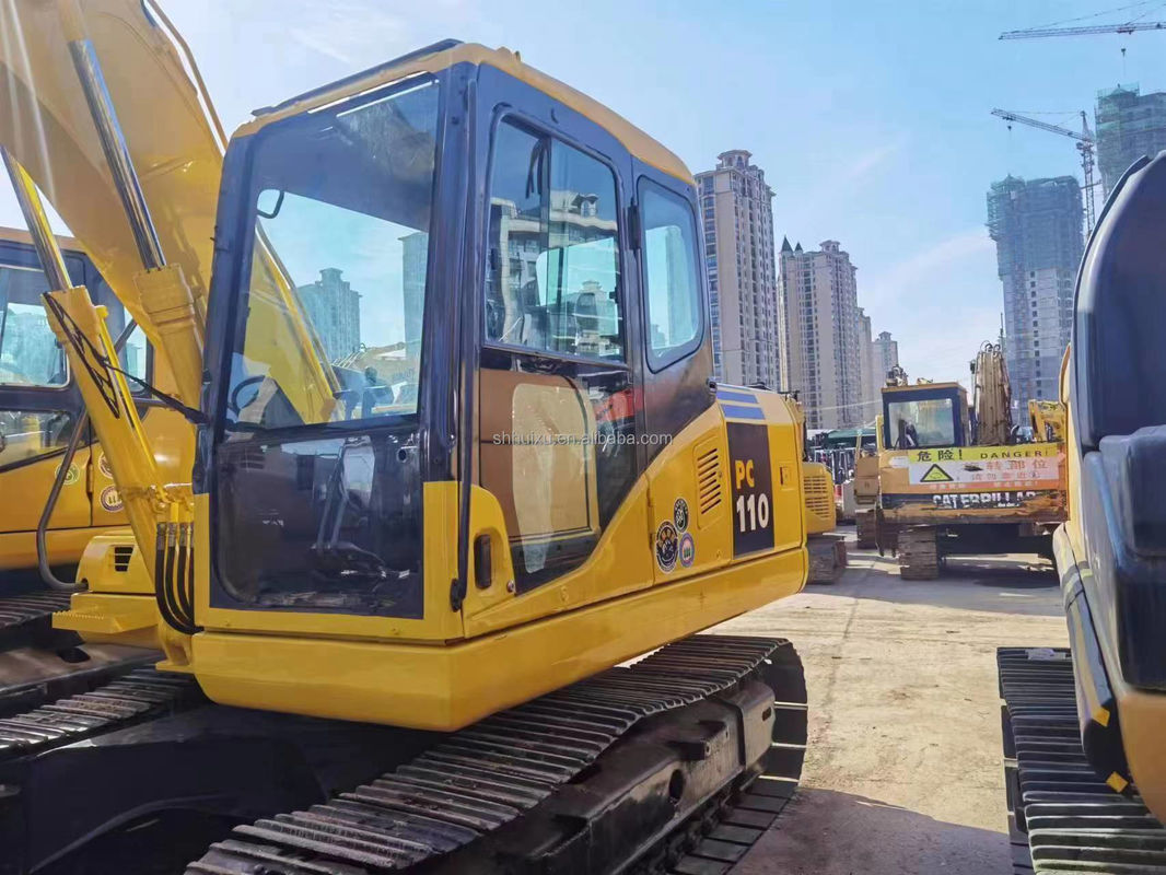 Scavatrice di terra a mano Komatsu PC110 macchinari usati scavatori a mano per pozzi a mano scavatori di seconda mano in vendita