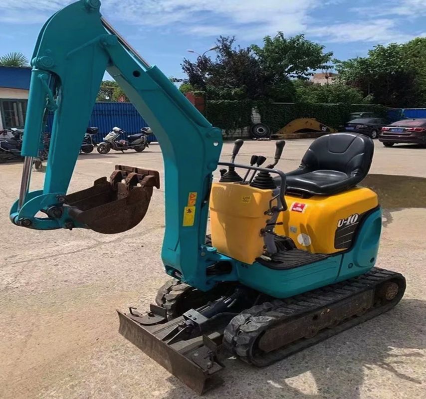 Mini escavatore usato con lunghi orari di lavoro e prezzi bassi in vendita a caldo 1 tonnellata KUBOTA U10 Crawler Excavator