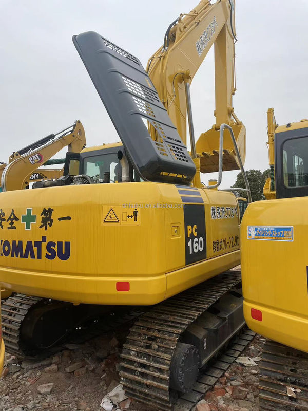 Scavatori di terra usati a mano Komatsu PC160 macchinari usati 16 tonnellate scavatori di postaggio usati a mano scavatori di seconda mano in vendita