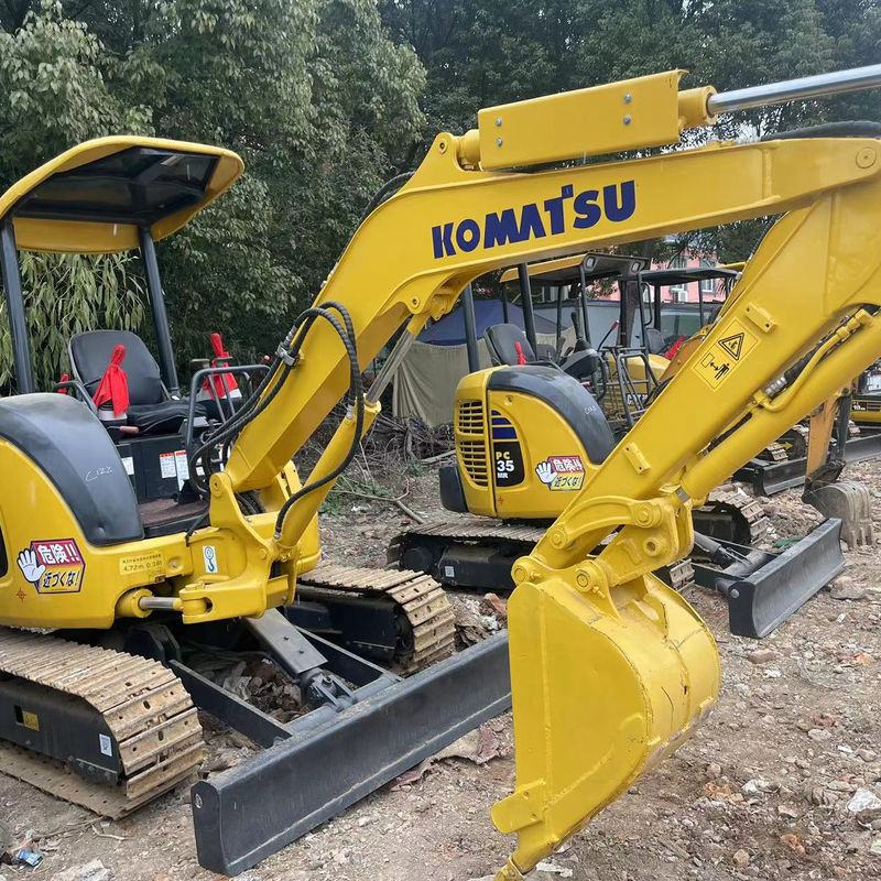 Miniescavatore usato Komatsu PC35 senza cabina miniescavatore usato macchinari miniescavatore usato escavatore di seconda mano in vendita