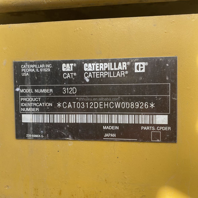 Ottima qualità 12t usato CAT 312d scavatore a striscio buon prezzo in vendita CAT 303 cat 306 scavatore