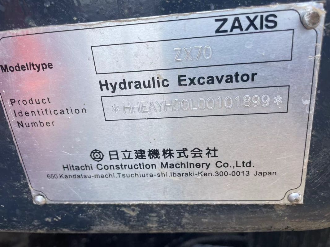 Mini escavatore usato Hitachi 70 scavatore macchine usate di piccole dimensioni 7 tonnellate scavatore di terra a mano piccolo scavatore